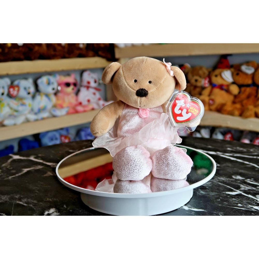 TY Beanie Baby - Pirouette the Bear | Tush Tag Wear | Vintage | Rare